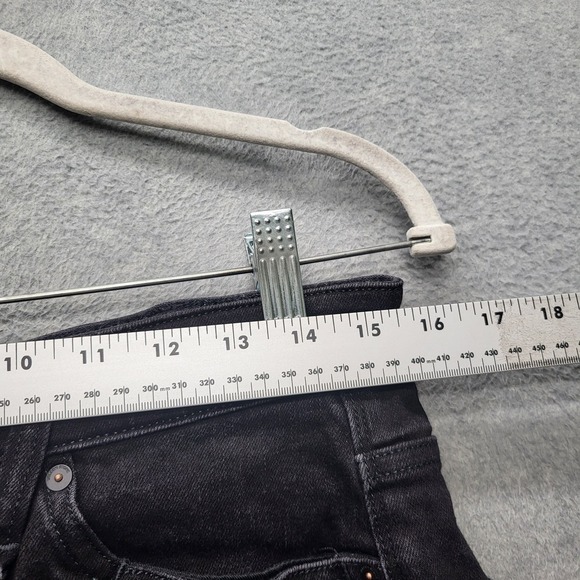 Volcom Men Jeans 29 Black Denim Kinkade Regular Straight Logo 30" Inseam - Picture 8 of 14